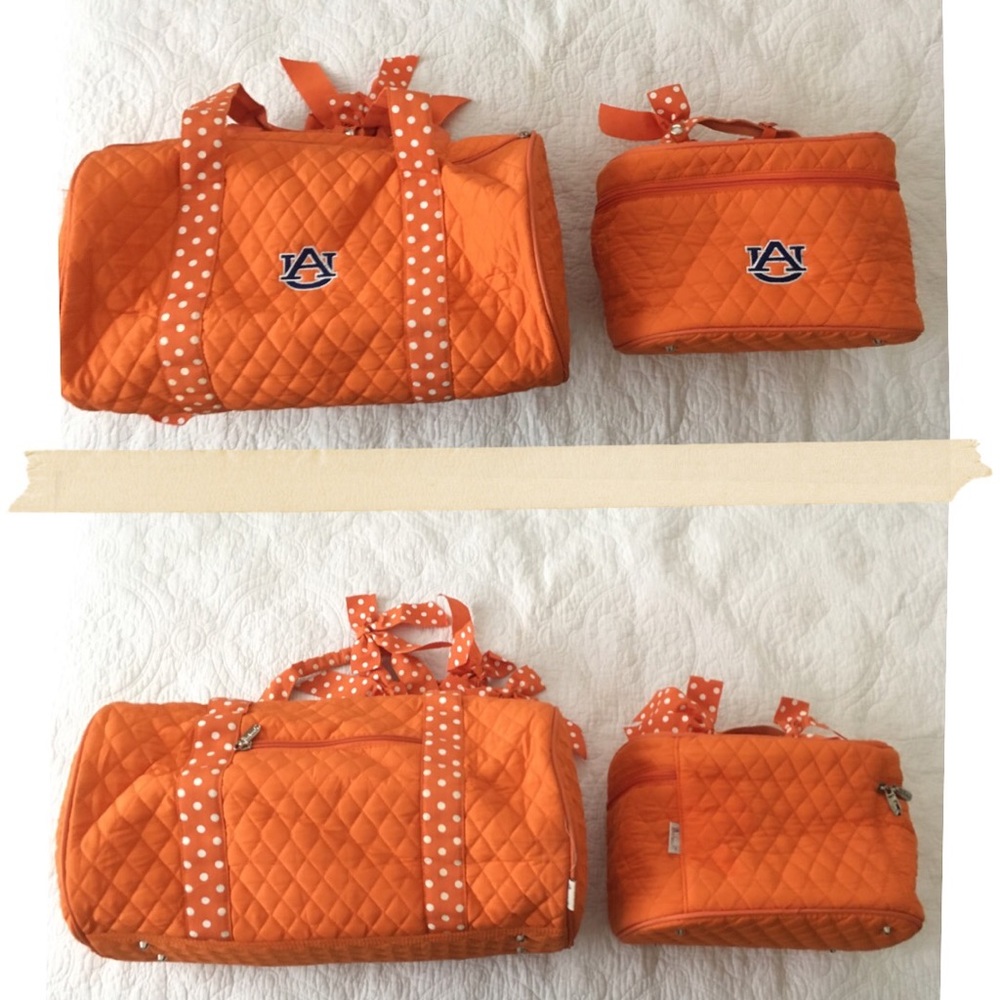 Auburn Duffel and Makeup Bag